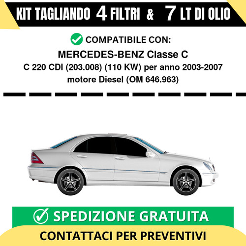 Tagliando per mercedes benz - tagliando,