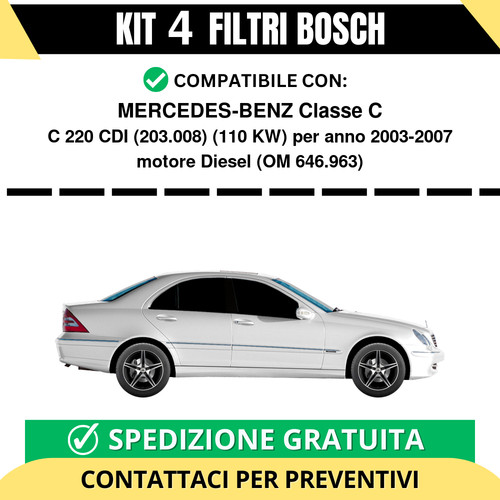 Kit filtri bosch - kit,